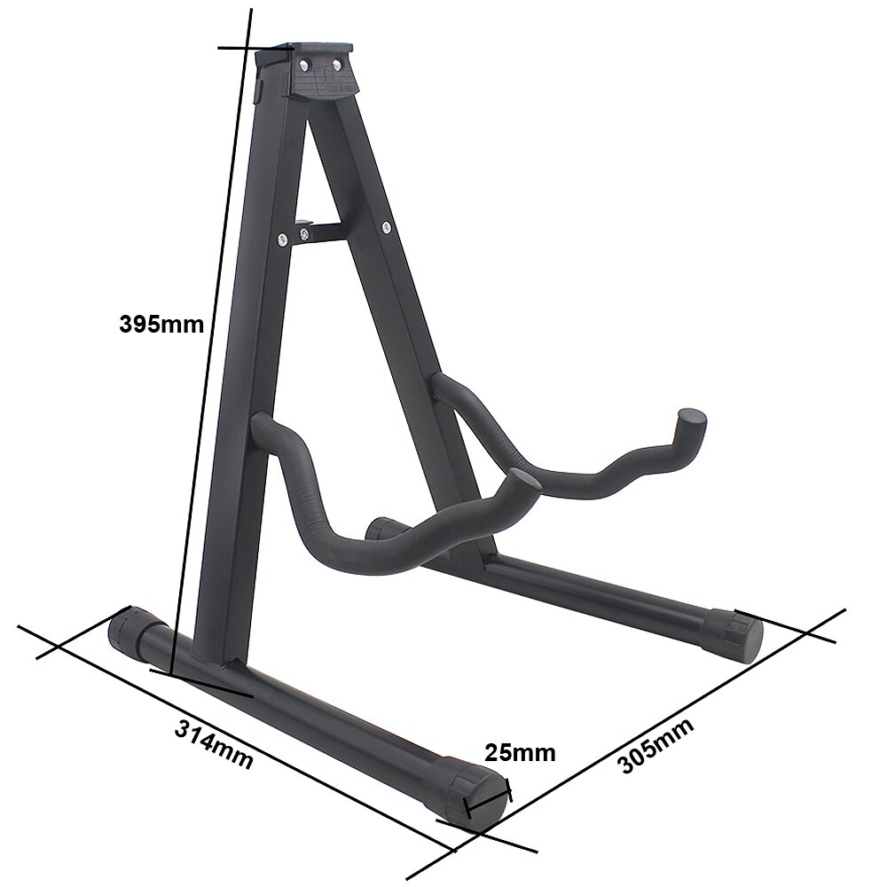Foldable A Frame Guitar Floor Rack