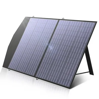 Foldable and Portable Solar Panel 100W Solar Battery Charger Outdoor Emergency Backup Power for Powerstation
