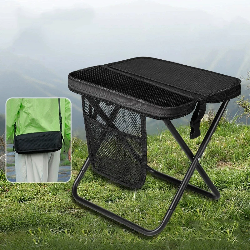 Foldable Backpack Stool Portable Folding Stool With Carry Bag Lightweight Mini Easy Carry Outdoor Chair For Travel For Foldable Backpack Stool Portable Folding Stool With Carry Bag Lightweight Mini Easy Carry Outdoor Chair For Travel For