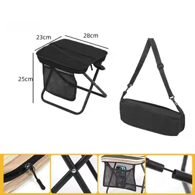 Foldable Backpack Stool Portable Folding Stool With Carry Bag Lightweight Mini Easy Carry Outdoor Chair For Travel For Foldable Backpack Stool Portable Folding Stool With Carry Bag Lightweight Mini Easy Carry Outdoor Chair For Travel For