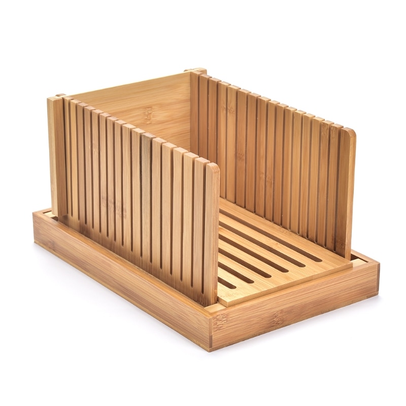 Foldable Bamboo Bread Loaf Slicer Foldable Bamboo Bread Loaf Slicer