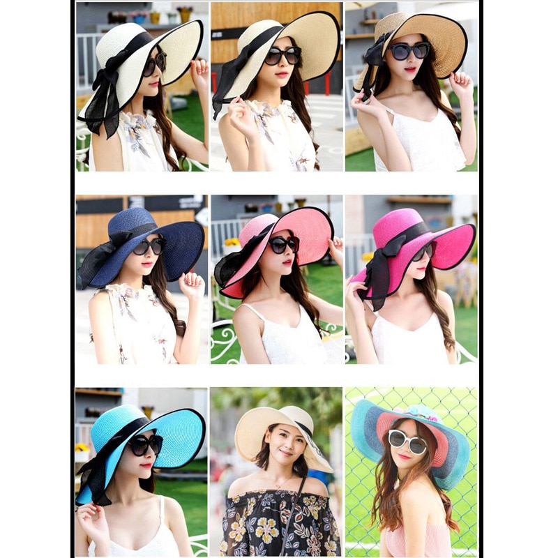 Foldable Beach Hat for Ladies Foldable Beach Hat for Ladies