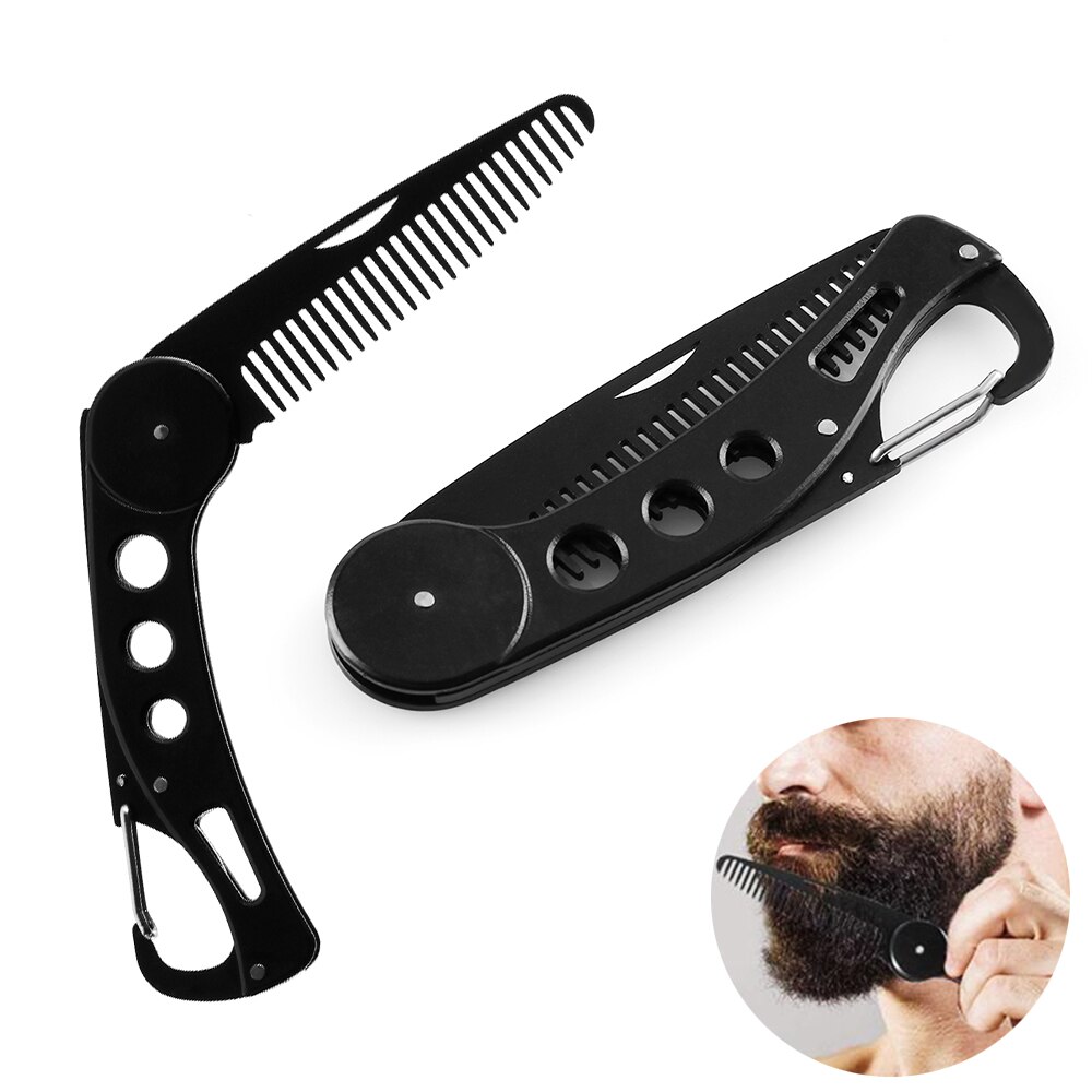 Foldable Beard Comb with Beer Opener Foldable Beard Comb with Beer Opener