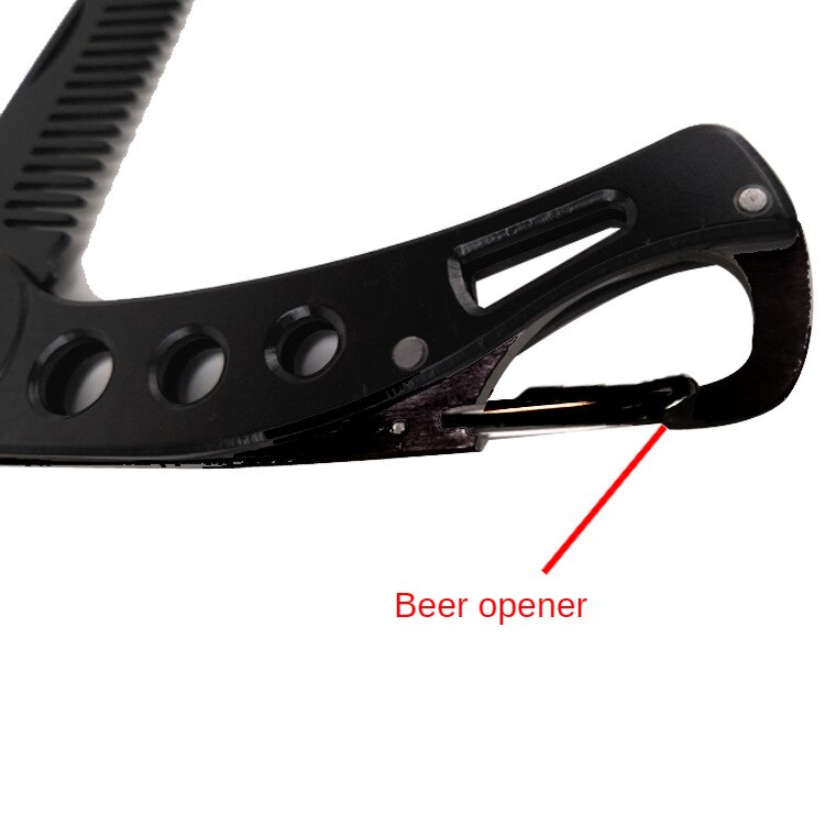 Foldable Beard Comb with Beer Opener