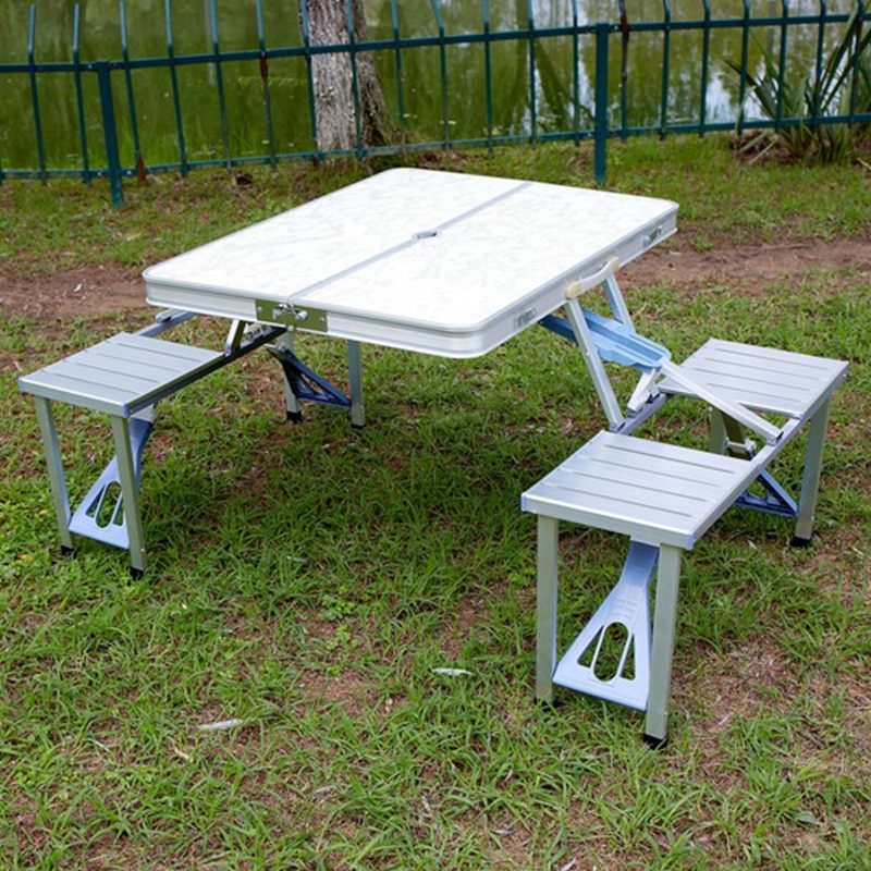 Foldable Camping Picnic Table with Seats Foldable Camping Picnic Table with Seats
