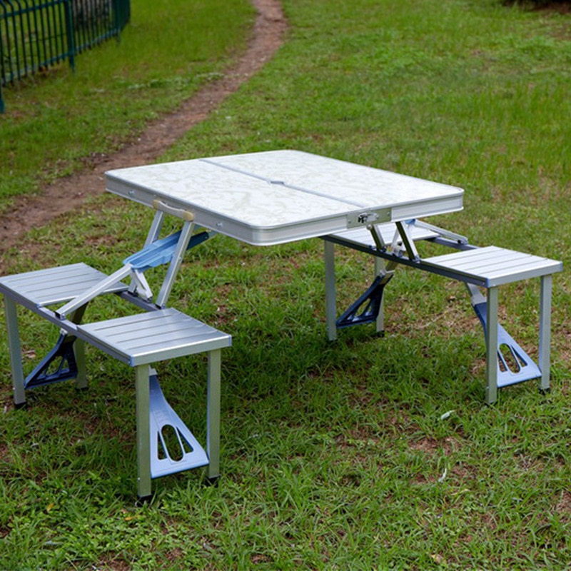 Foldable Camping Picnic Table with Seats Foldable Camping Picnic Table with Seats