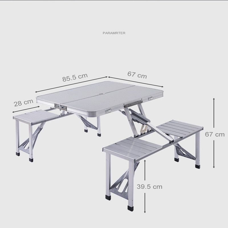 Foldable Camping Picnic Table with Seats Foldable Camping Picnic Table with Seats