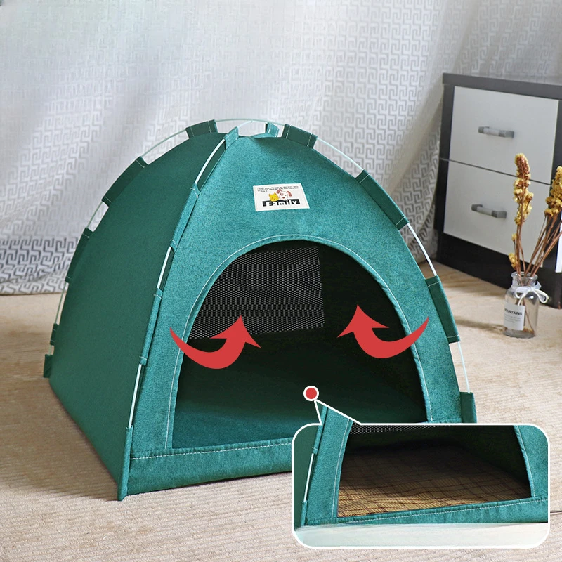 Foldable Cat House Pet Tent Four Seasons Universal Cat and Dog Pet Nest Summer Cool Mat Outdoor Portable Foldable Foldable Cat House Pet Tent Four Seasons Universal Cat and Dog Pet Nest Summer Cool Mat Outdoor Portable Foldable