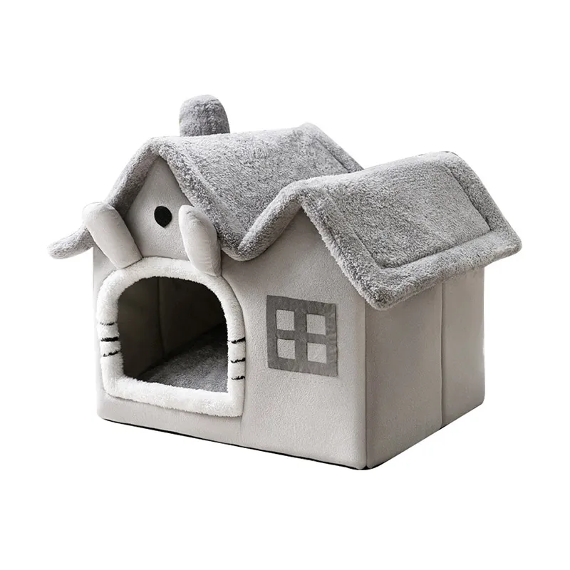 Foldable Cat House Winter Warm Chihuahua Cave Bed Cat Basket for Small Dogs Warm Soft Cat Bed Mat Kennel Puppy House Foldable Cat House Winter Warm Chihuahua Cave Bed Cat Basket for Small Dogs Warm Soft Cat Bed Mat Kennel Puppy House