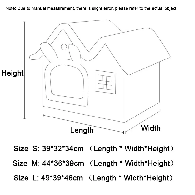 Foldable Cat House Winter Warm Chihuahua Cave Bed Cat Basket for Small Dogs Warm Soft Cat Bed Mat Kennel Puppy House Foldable Cat House Winter Warm Chihuahua Cave Bed Cat Basket for Small Dogs Warm Soft Cat Bed Mat Kennel Puppy House