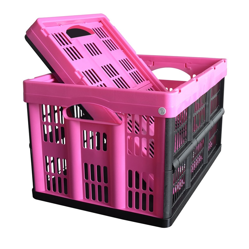 Foldable Crate Plastic Organizer