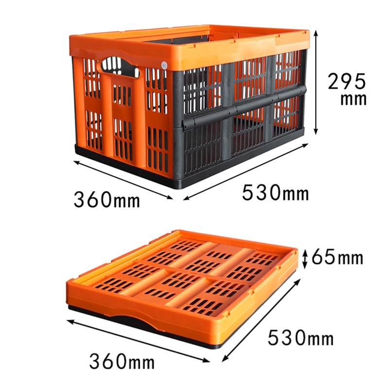 Foldable Crate Plastic Organizer Foldable Crate Plastic Organizer