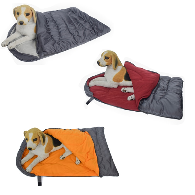 Foldable Dog Sleeping Bag with Storage Pouch