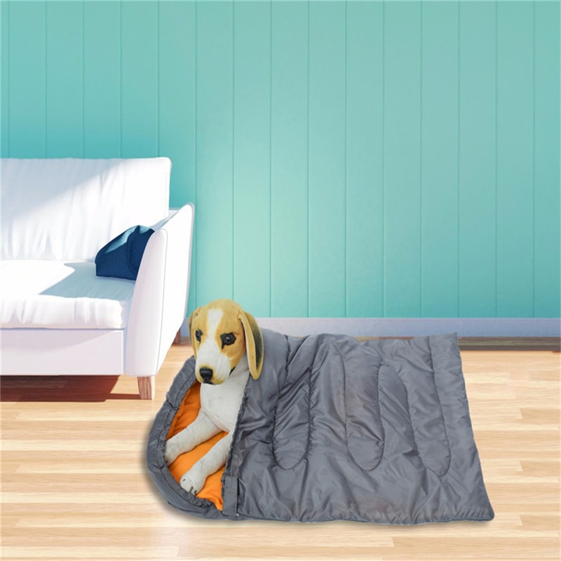 Foldable Dog Sleeping Bag with Storage Pouch