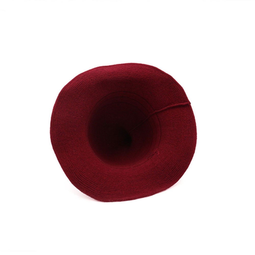 Foldable Fashion Wool Witch Hat
