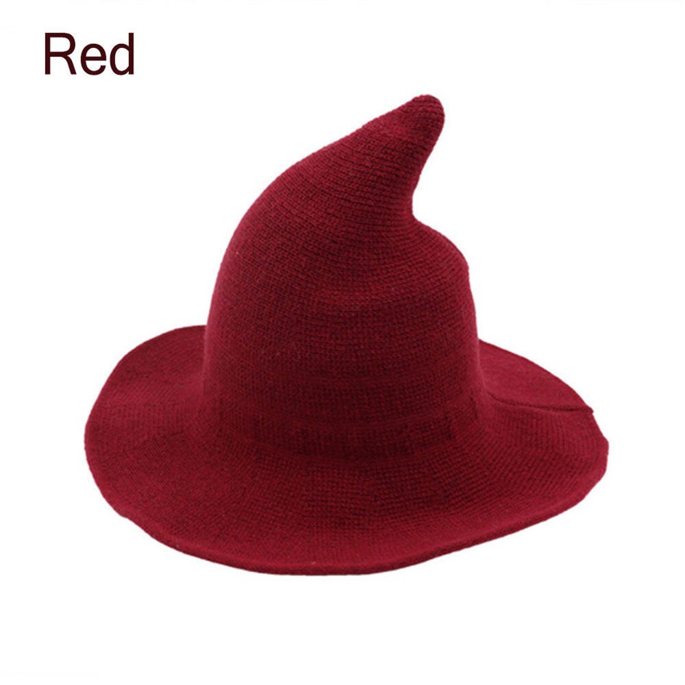 Foldable Fashion Wool Witch Hat