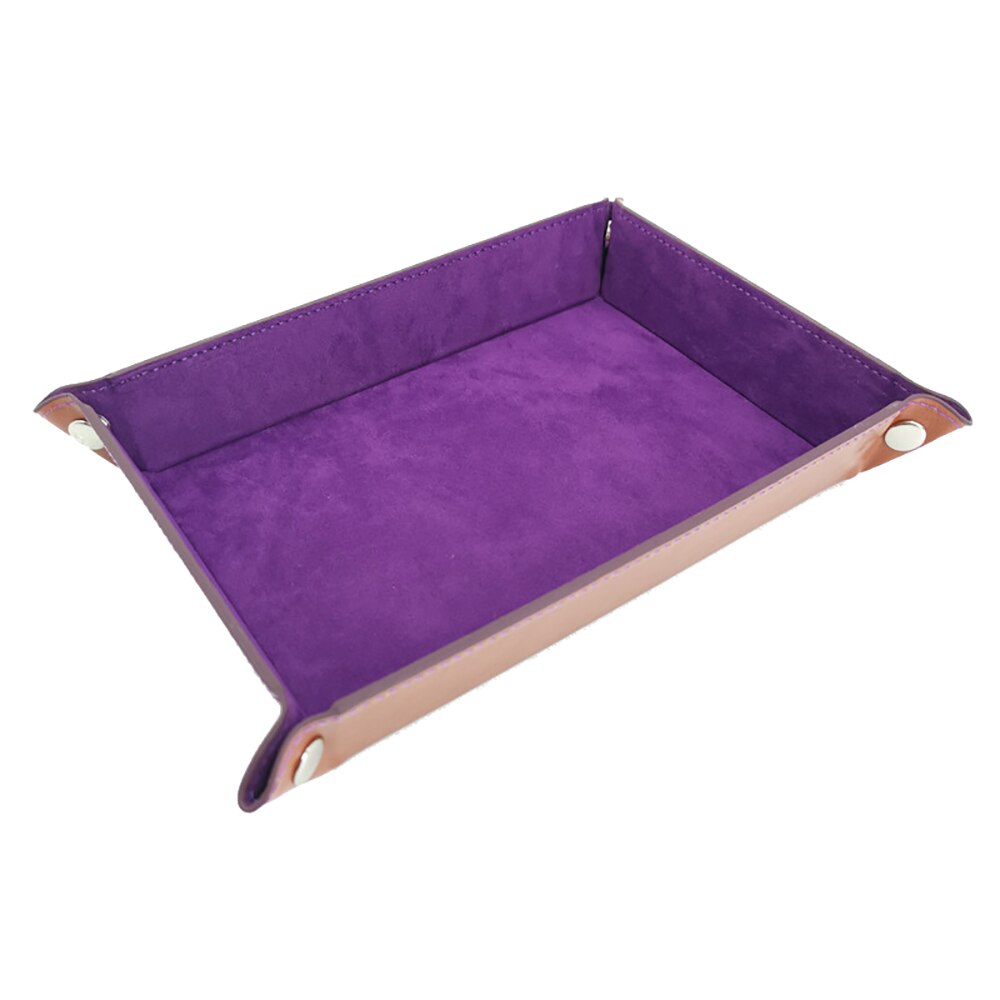 Foldable Flannelette Leather Dice Tray Foldable Flannelette Leather Dice Tray