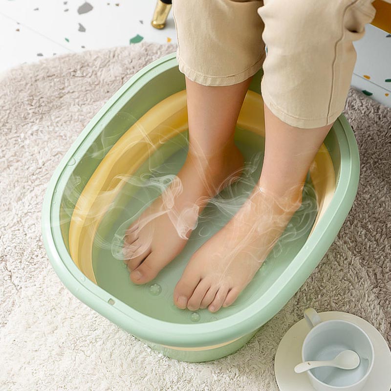 Foldable Foot Soak Tub with Cover Foldable Foot Soak Tub with Cover
