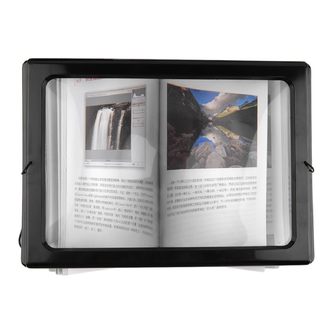Foldable Hands Free Magnifier with Light