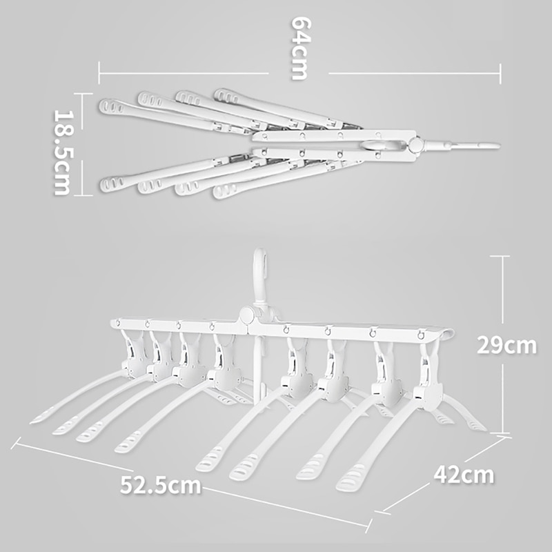 Foldable Hanger Multiple Fishbone Design Foldable Hanger Multiple Fishbone Design
