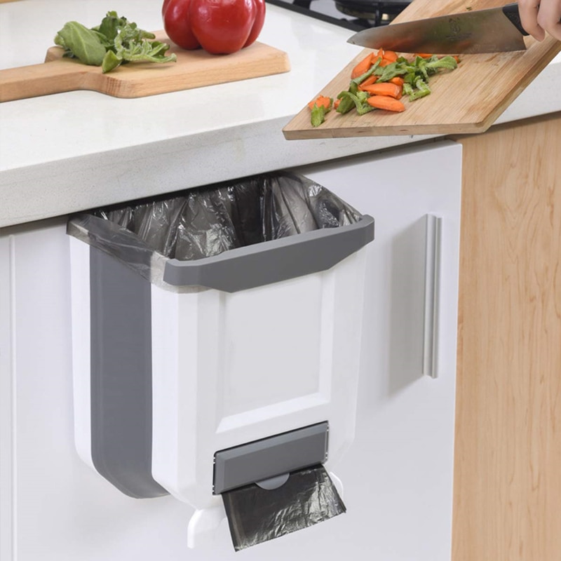 Foldable Hanging Trash Bin Foldable Hanging Trash Bin