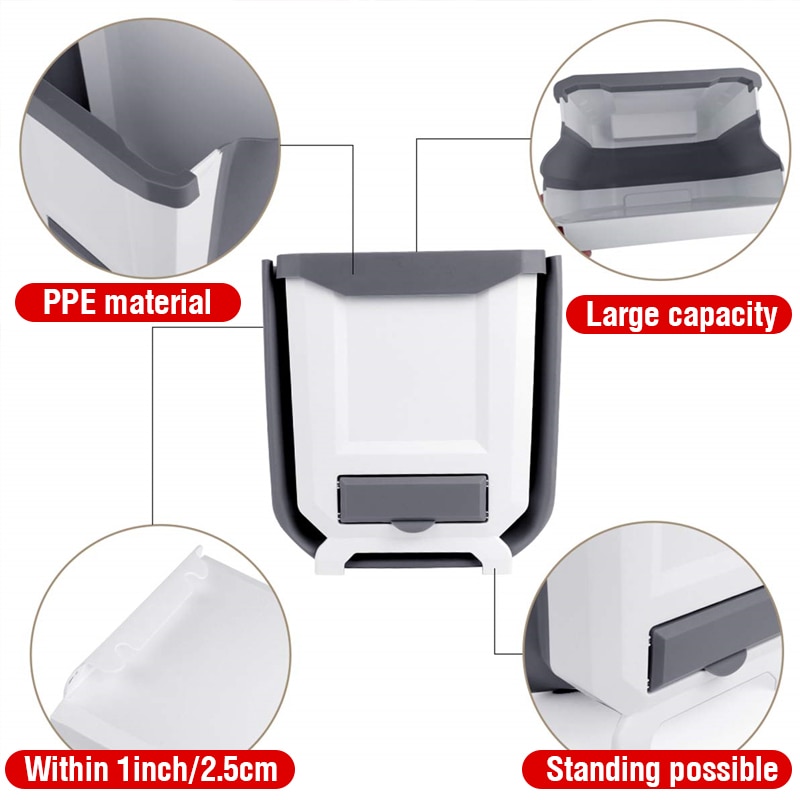 Foldable Hanging Trash Bin Foldable Hanging Trash Bin