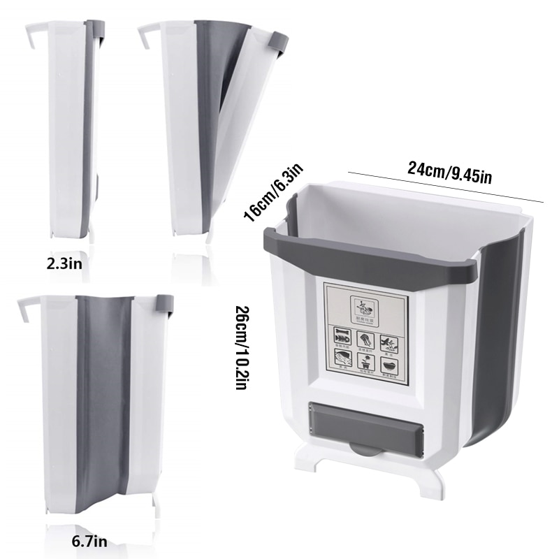 Foldable Hanging Trash Bin Foldable Hanging Trash Bin