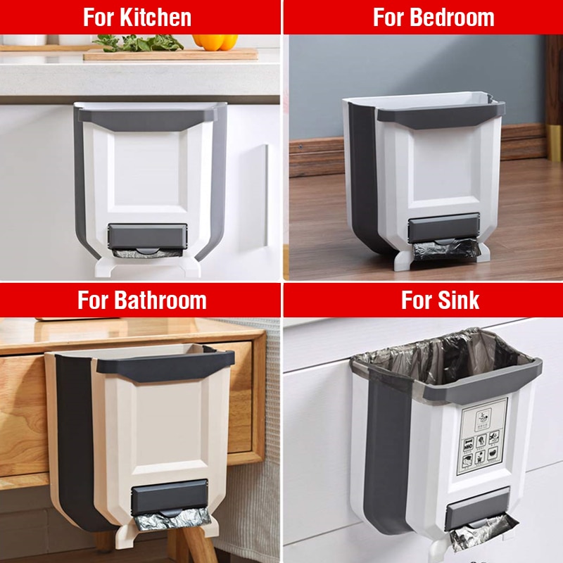 Foldable Hanging Trash Bin Foldable Hanging Trash Bin