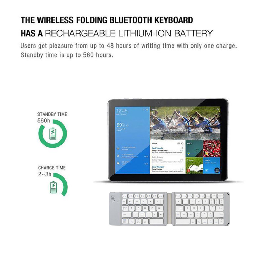 Foldable Keyboard Wireless Device Foldable Keyboard Wireless Device