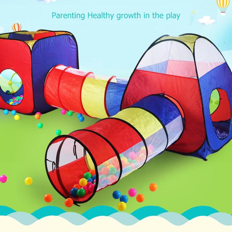 Foldable Kid's Play Tunnel Tent