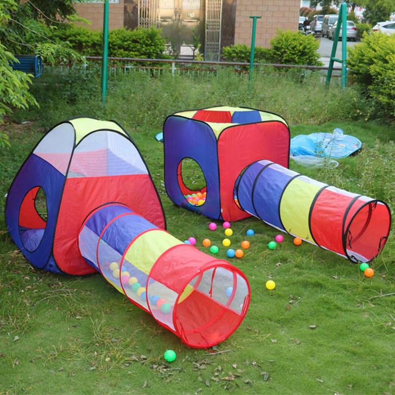 Foldable Kid's Play Tunnel Tent