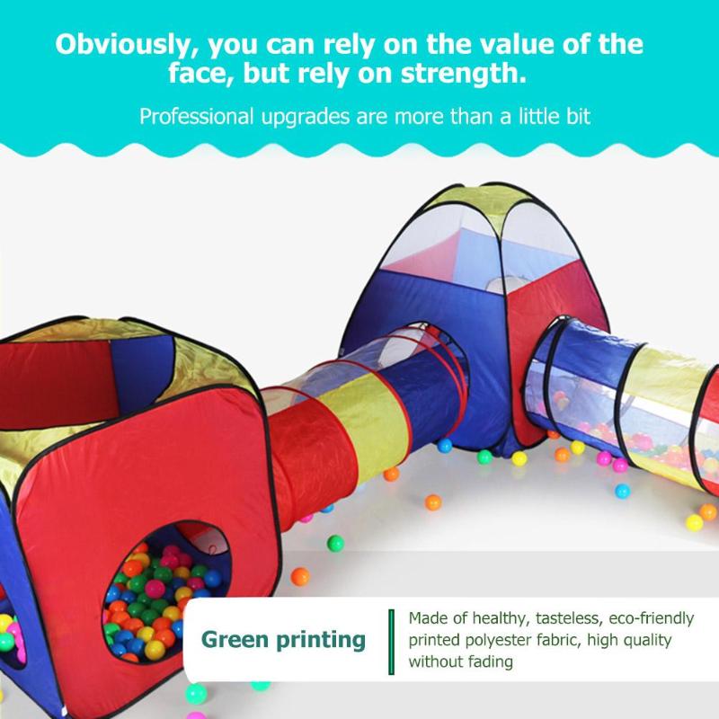 Foldable Kid's Play Tunnel Tent