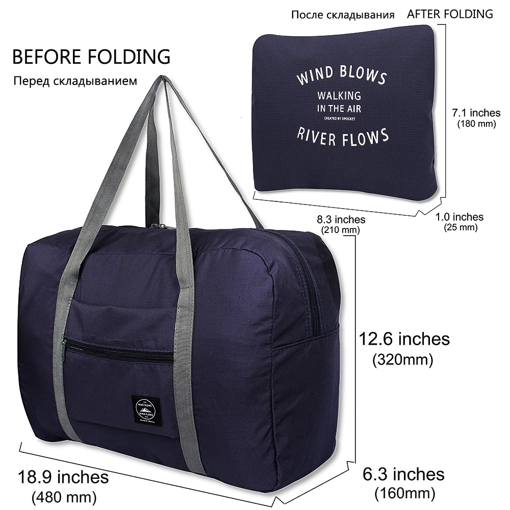 Foldable Luggage Bag Travel Tote