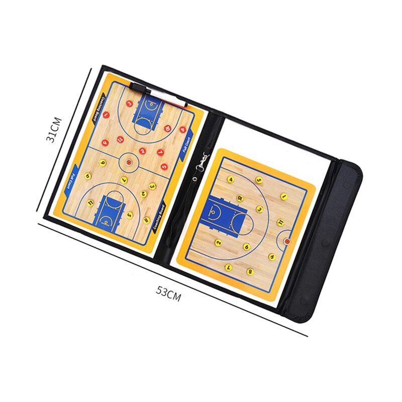 Foldable Magnetic Two Sided Basketball Coaching Board