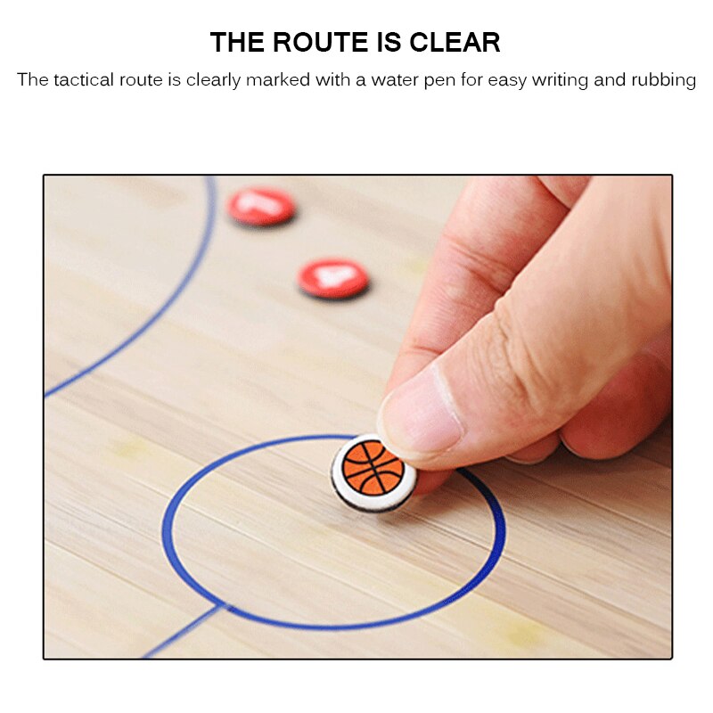 Foldable Magnetic Two Sided Basketball Coaching Board
