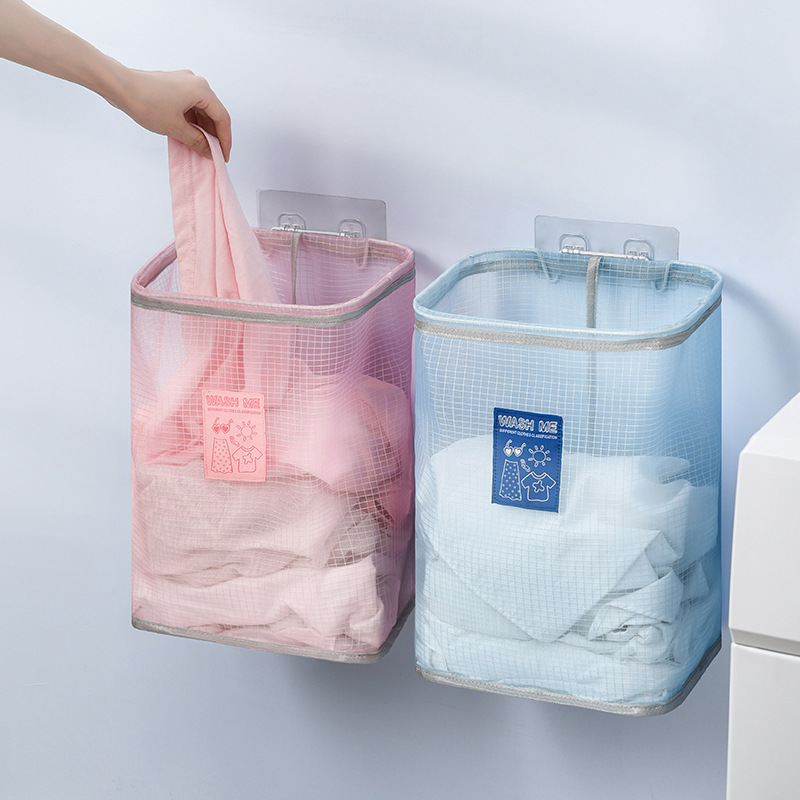 Foldable Mesh Wall Mounted Hamper Foldable Mesh Wall Mounted Hamper