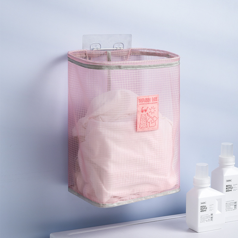 Foldable Mesh Wall Mounted Hamper