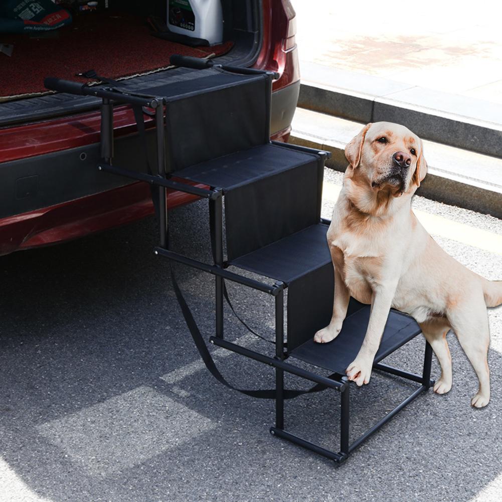 Foldable Metal Dog Car Stairs