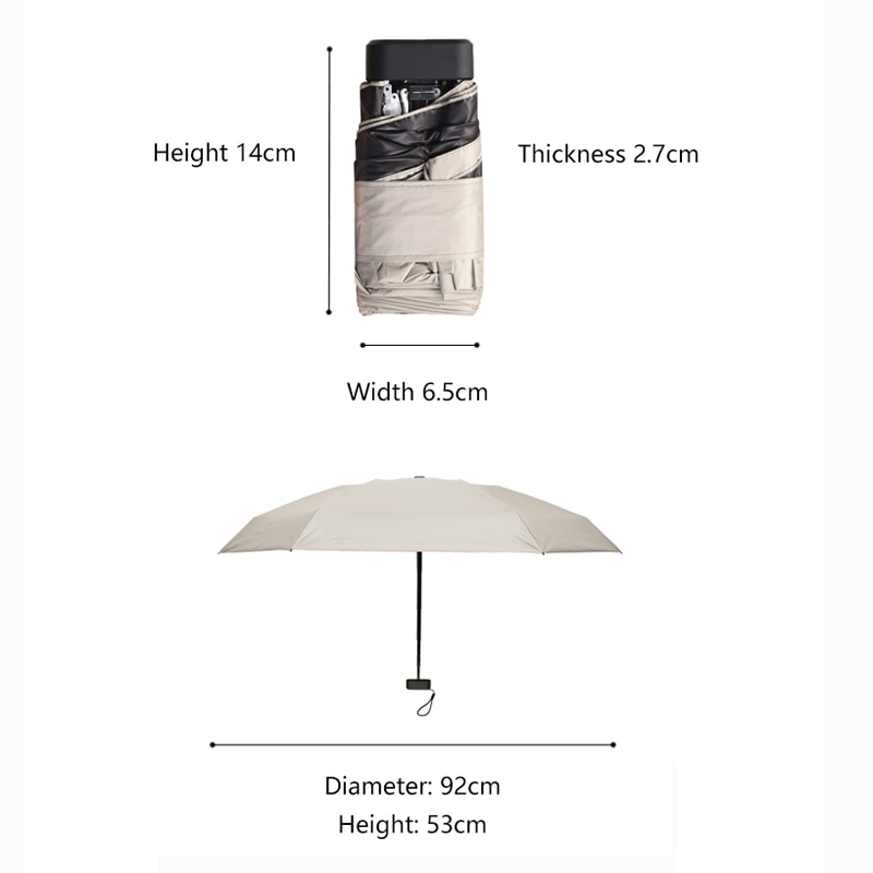 Foldable Mini Pocket Umbrella