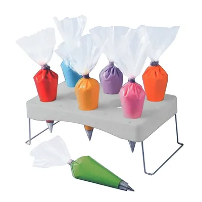 Foldable Multi Slot Piping Bag Holder Foldable Multi Slot Piping Bag Holder