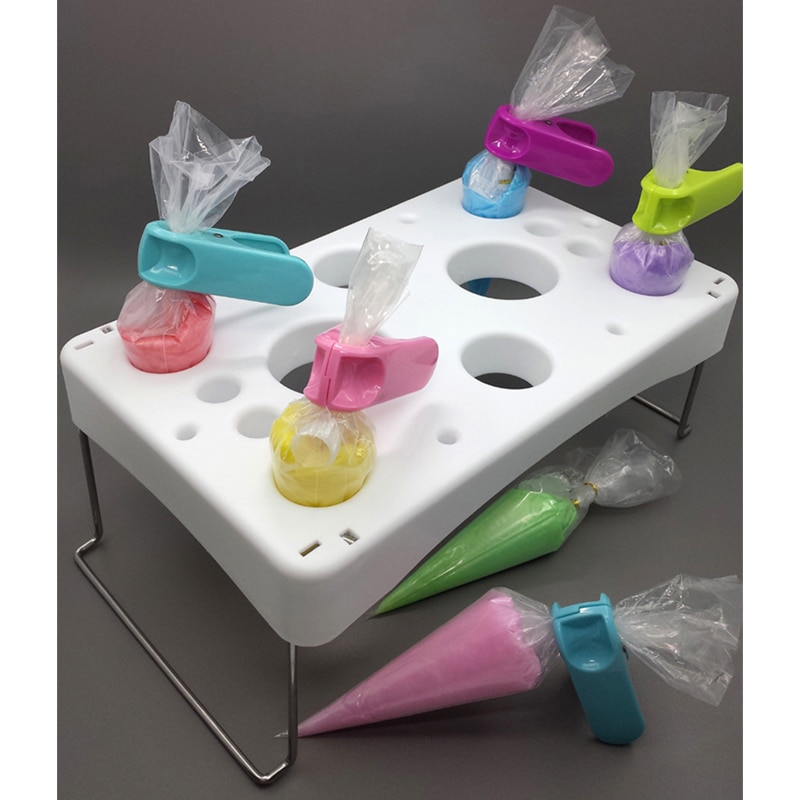 Foldable Multi Slot Piping Bag Holder Foldable Multi Slot Piping Bag Holder