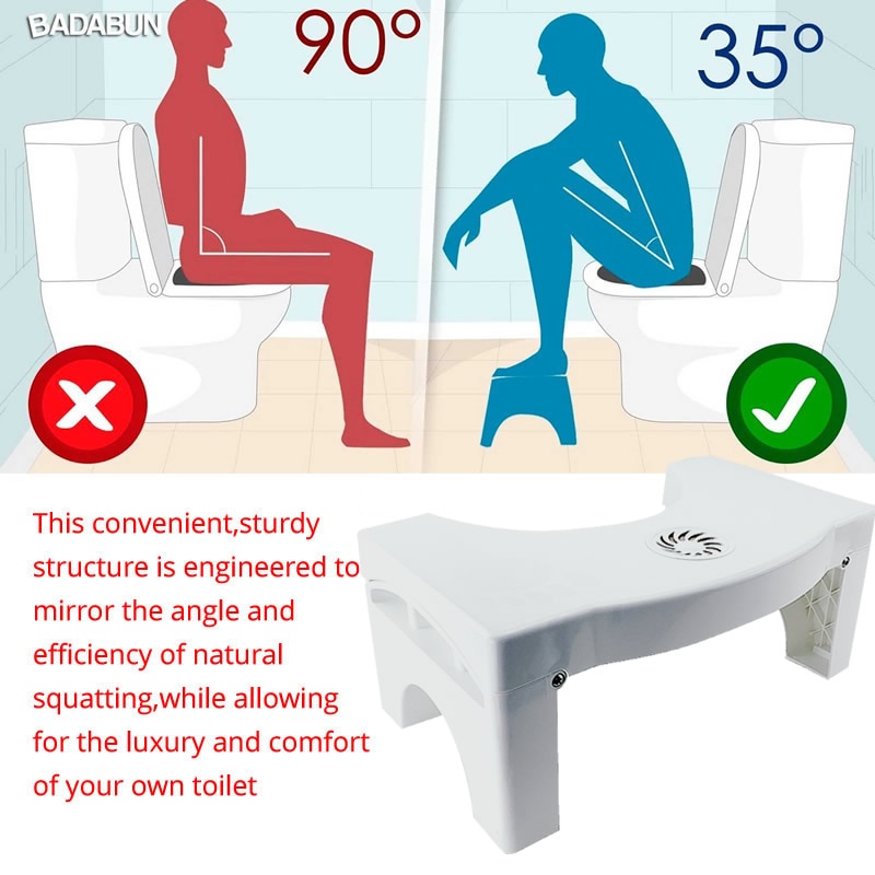 Foldable Non Slip Toilet Footrest Squatting Stool Foldable Non Slip Toilet Footrest Squatting Stool