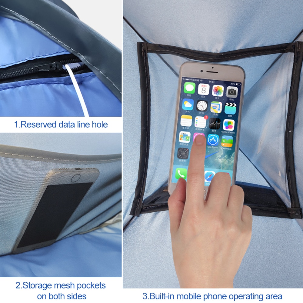 Foldable Outdoor Tent for Head