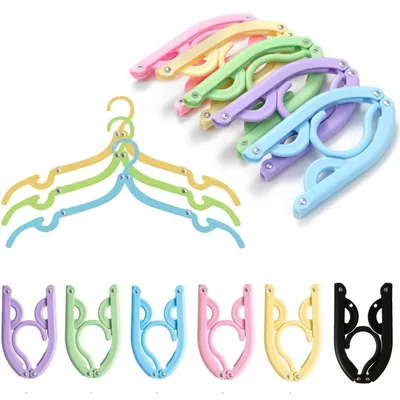 Foldable Plastic Travel Clothes Hanger Foldable Plastic Travel Clothes Hanger