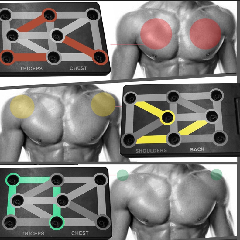Foldable Push Up Board 9 in 1 Workout Stand Foldable Push Up Board 9 in 1 Workout Stand
