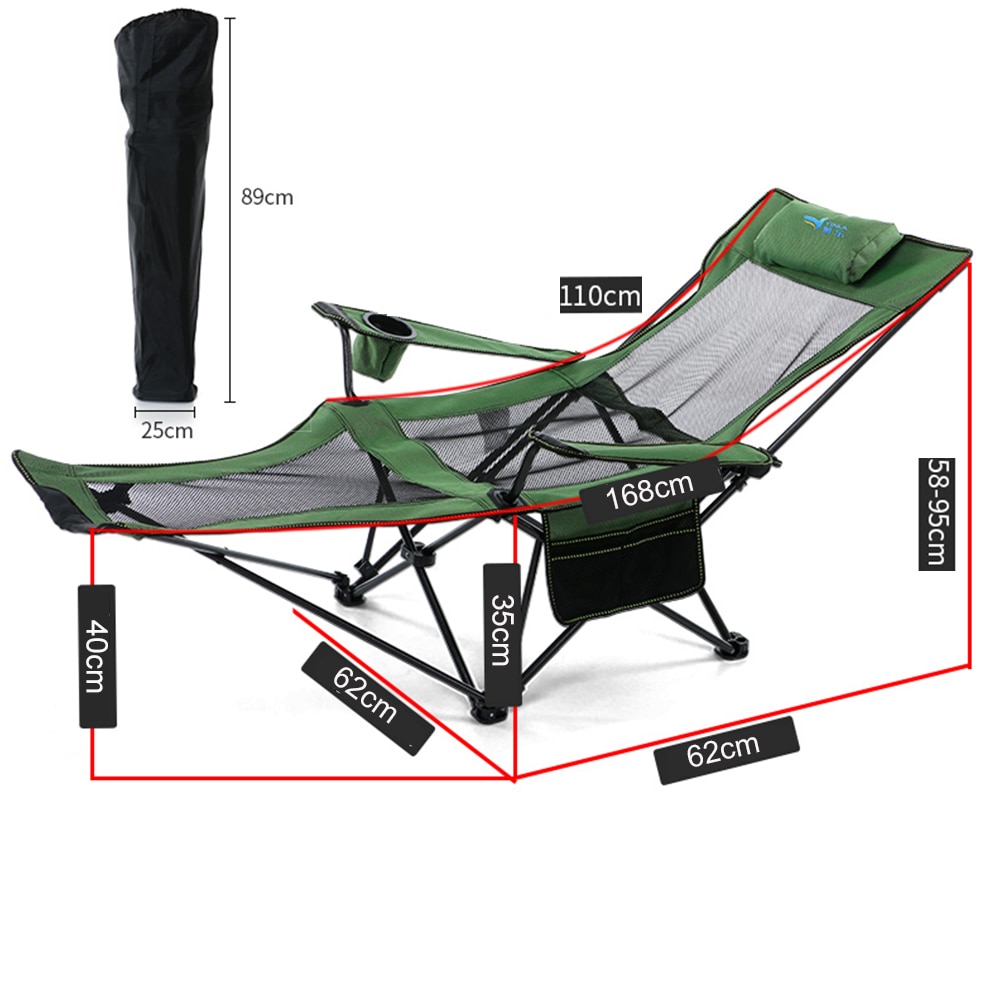Foldable Reclining Camp Chair
