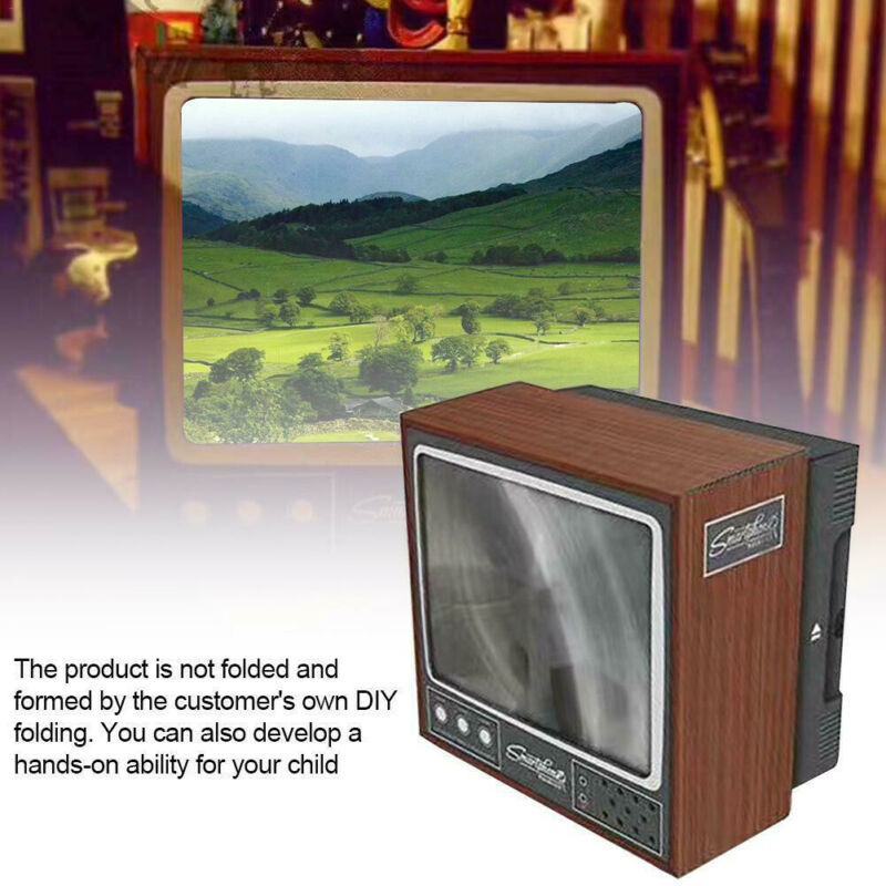 Foldable Retro TV Phone Magnifier Foldable Retro TV Phone Magnifier