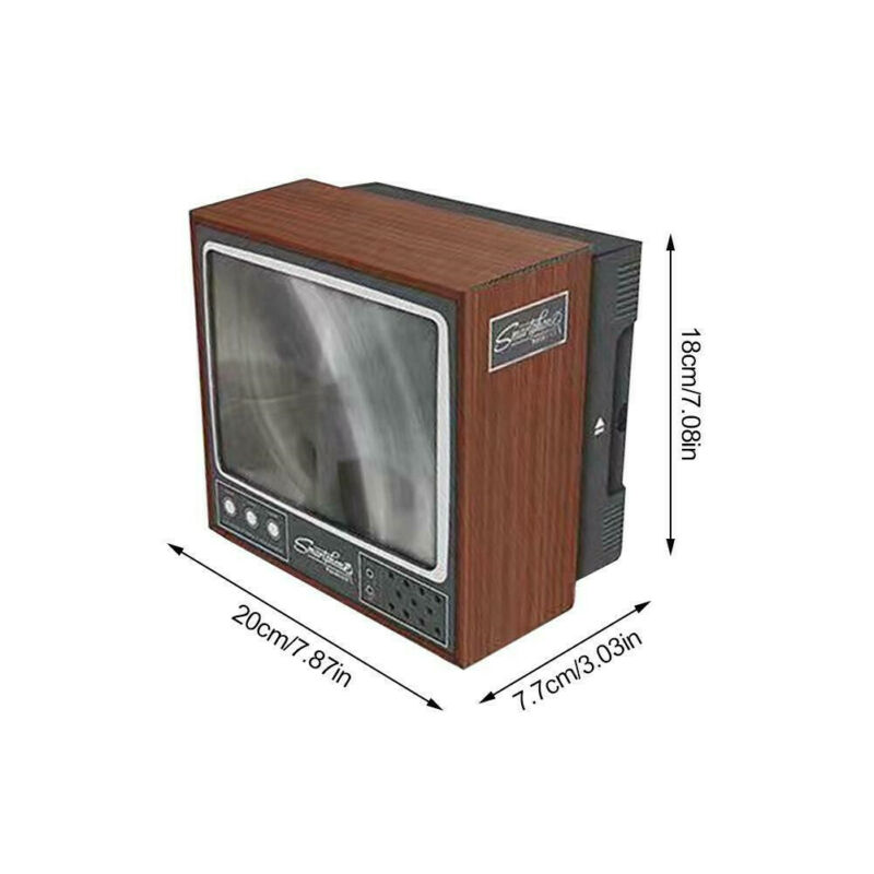 Foldable Retro TV Phone Magnifier Foldable Retro TV Phone Magnifier