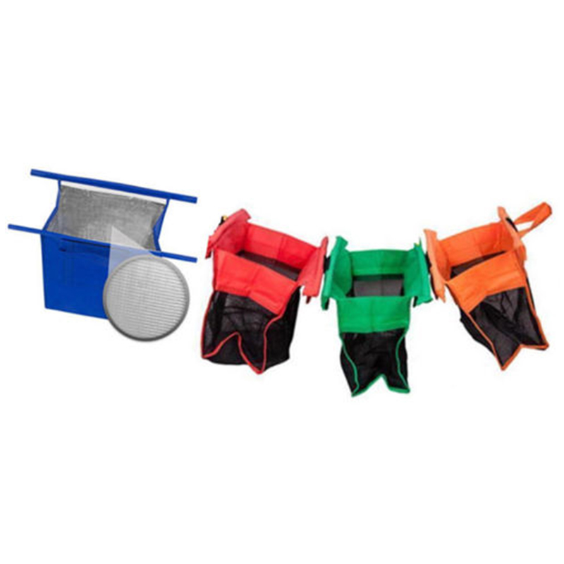 Foldable Shopping Cart Bags (Set of 4) Foldable Shopping Cart Bags (Set of 4)