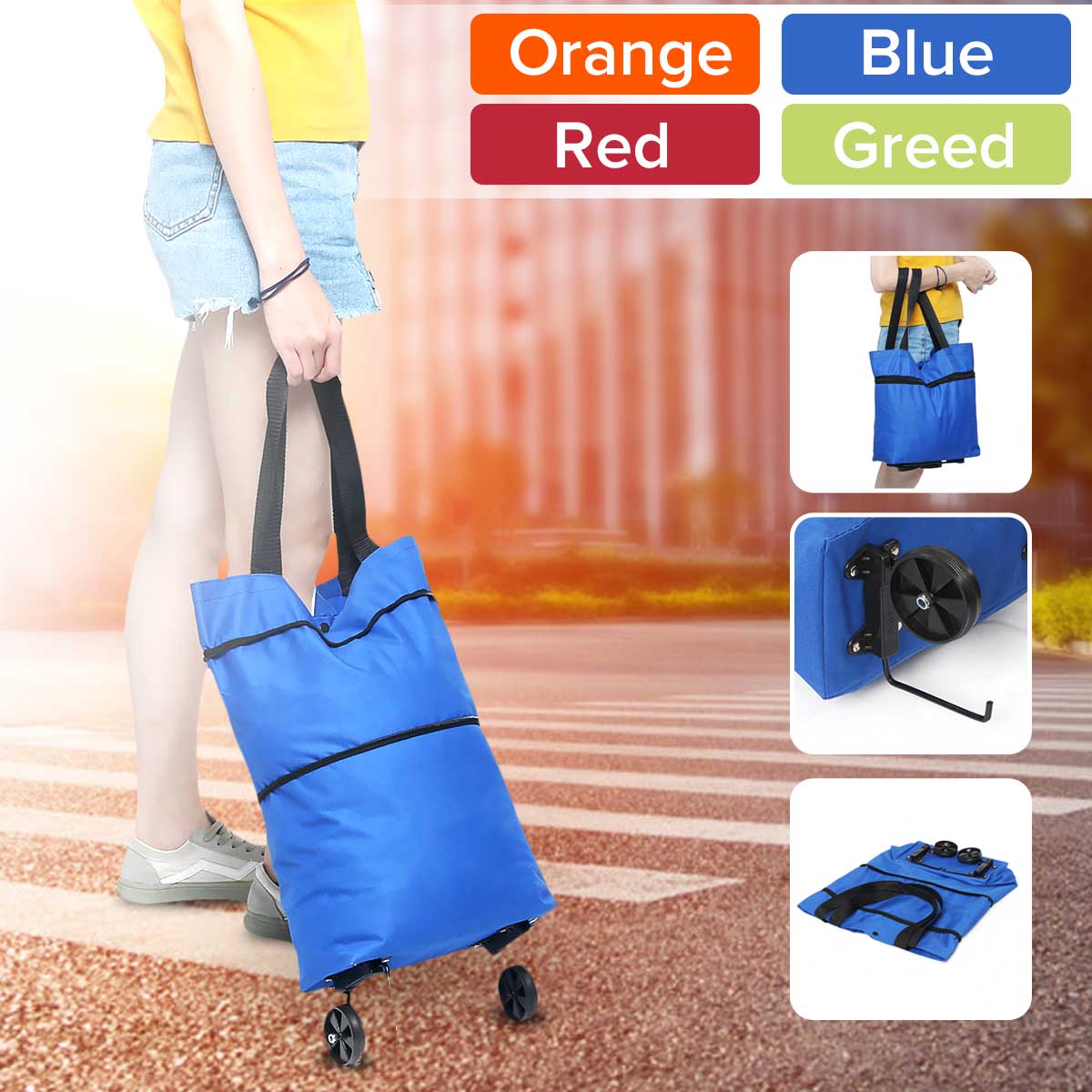 Foldable Shopping Trolley Portable Cart Foldable Shopping Trolley Portable Cart